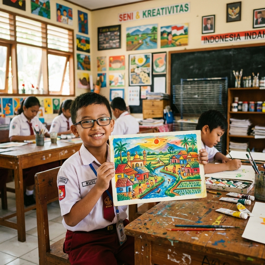 SLB Brebes Raih Juara 1 Lomba Melukis ABK Tingkat Provinsi Jawa Tengah