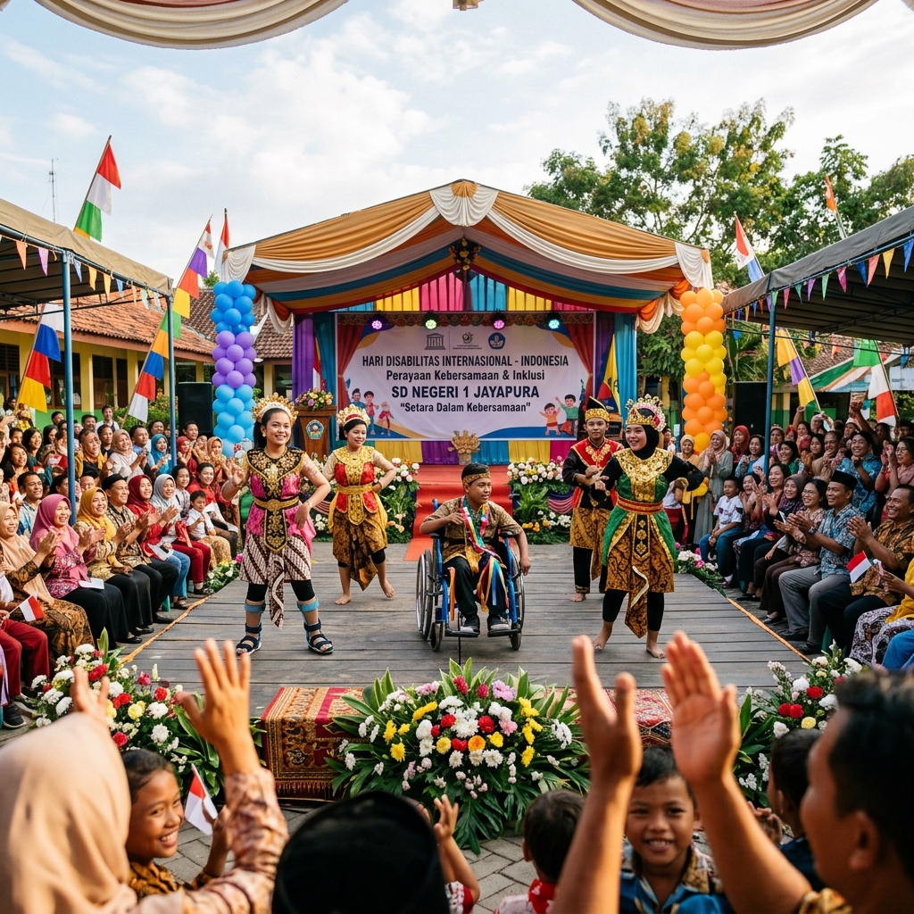 Peringatan Hari Disabilitas Internasional di SLB Brebes